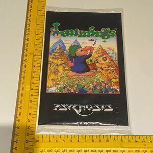 Lemmings w/ Manual 3.5" Floppy Disk IBM PC MS-DOS Game Psygnosis 1991 Original